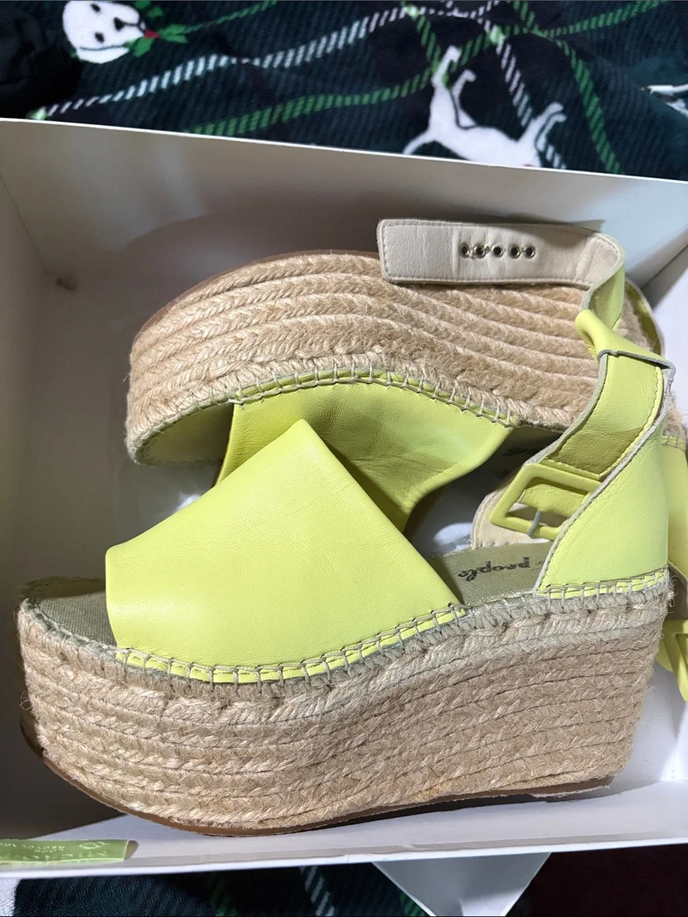 Free People Yellow Espadrille Platform Sandals - Women